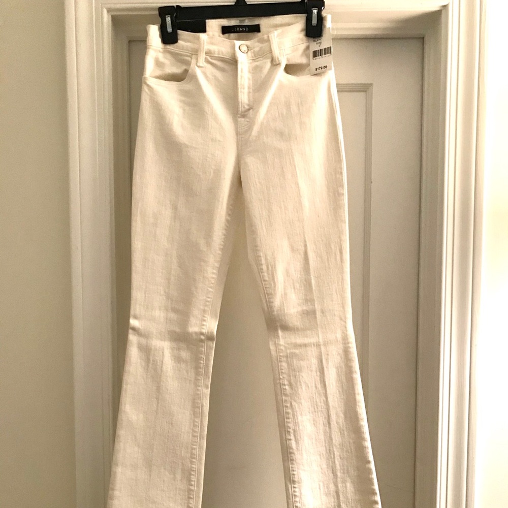 JBrand White Bootleg Jean